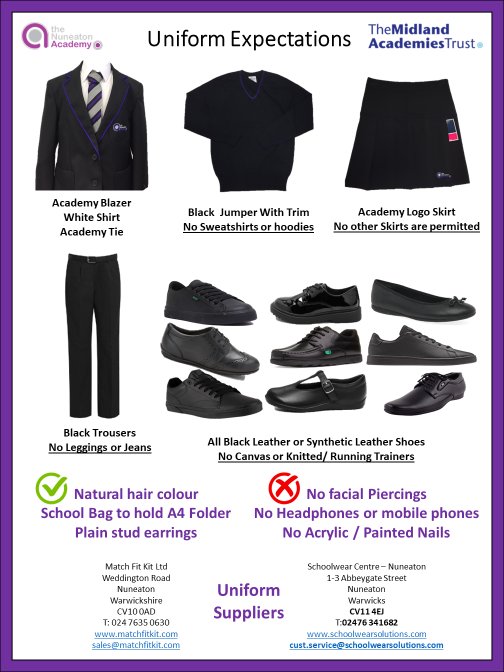 The Nuneaton Academy - Return to School Parent Information